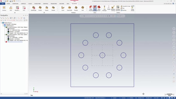Mastercam 2019 Interface